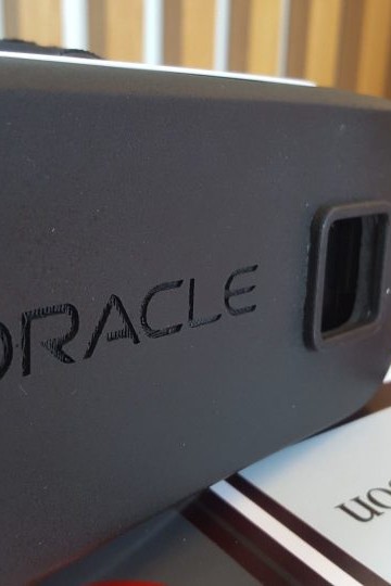 Zubr Augmented Virtual reality 3D printed headset for Oracle Corporation