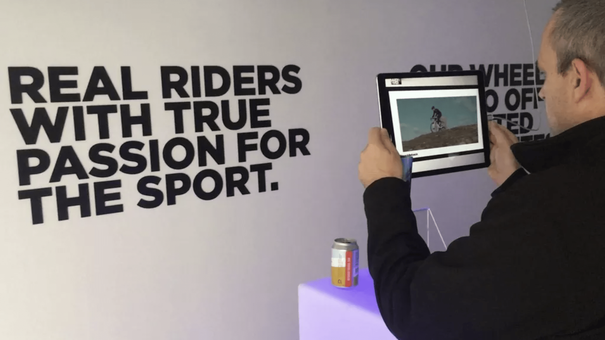 Augmented reality (AR) windows for Saddleback at Rouleur Live