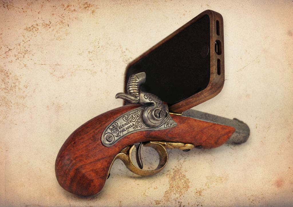 Zubr custom augmented reality pirate pistol game