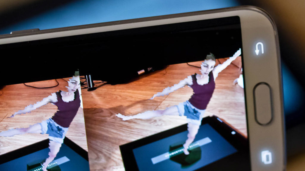 Augmented reality Google Cardboard volumetric video dance capture