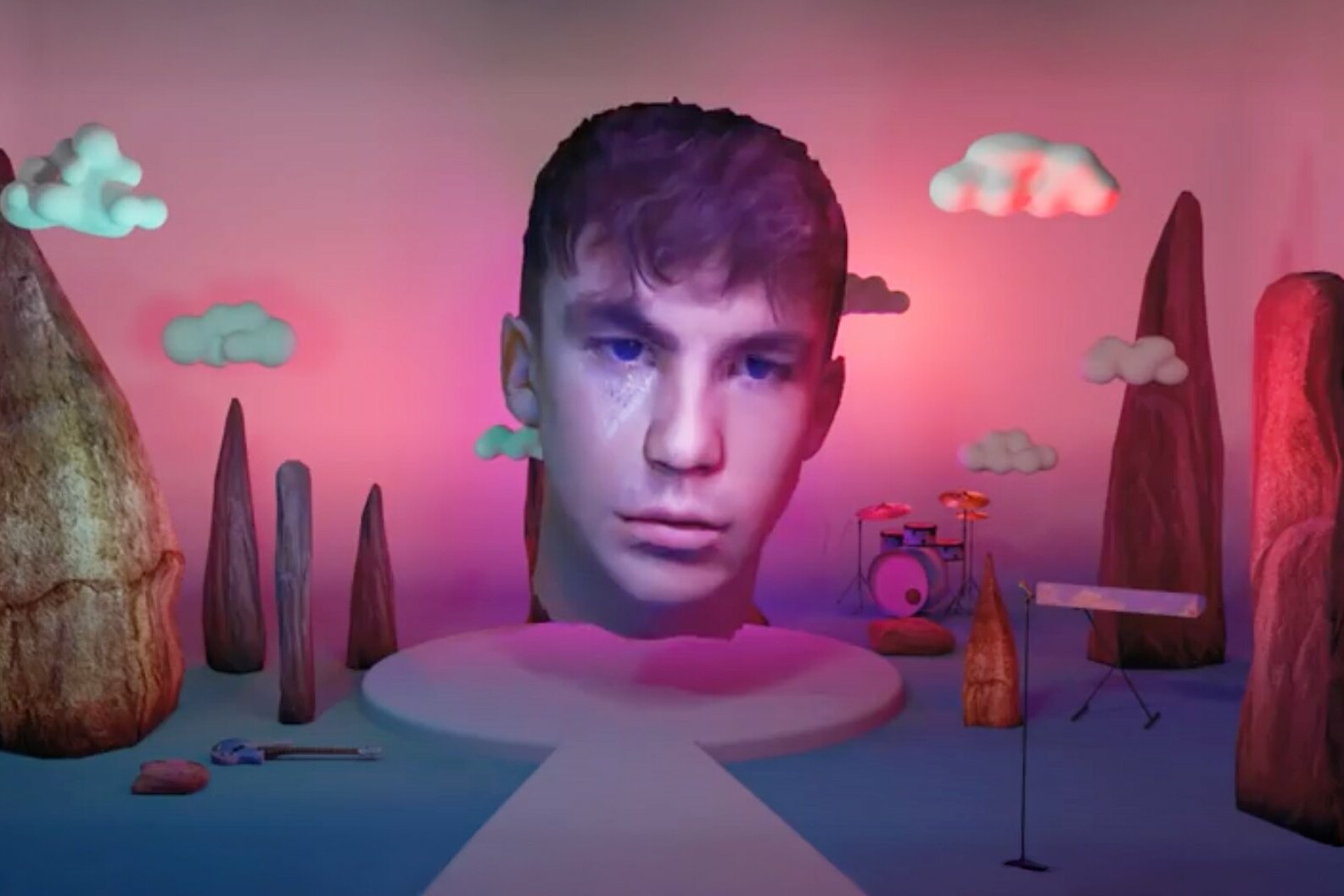 Declan Mckenna AR filters from Beautiful Faces music video