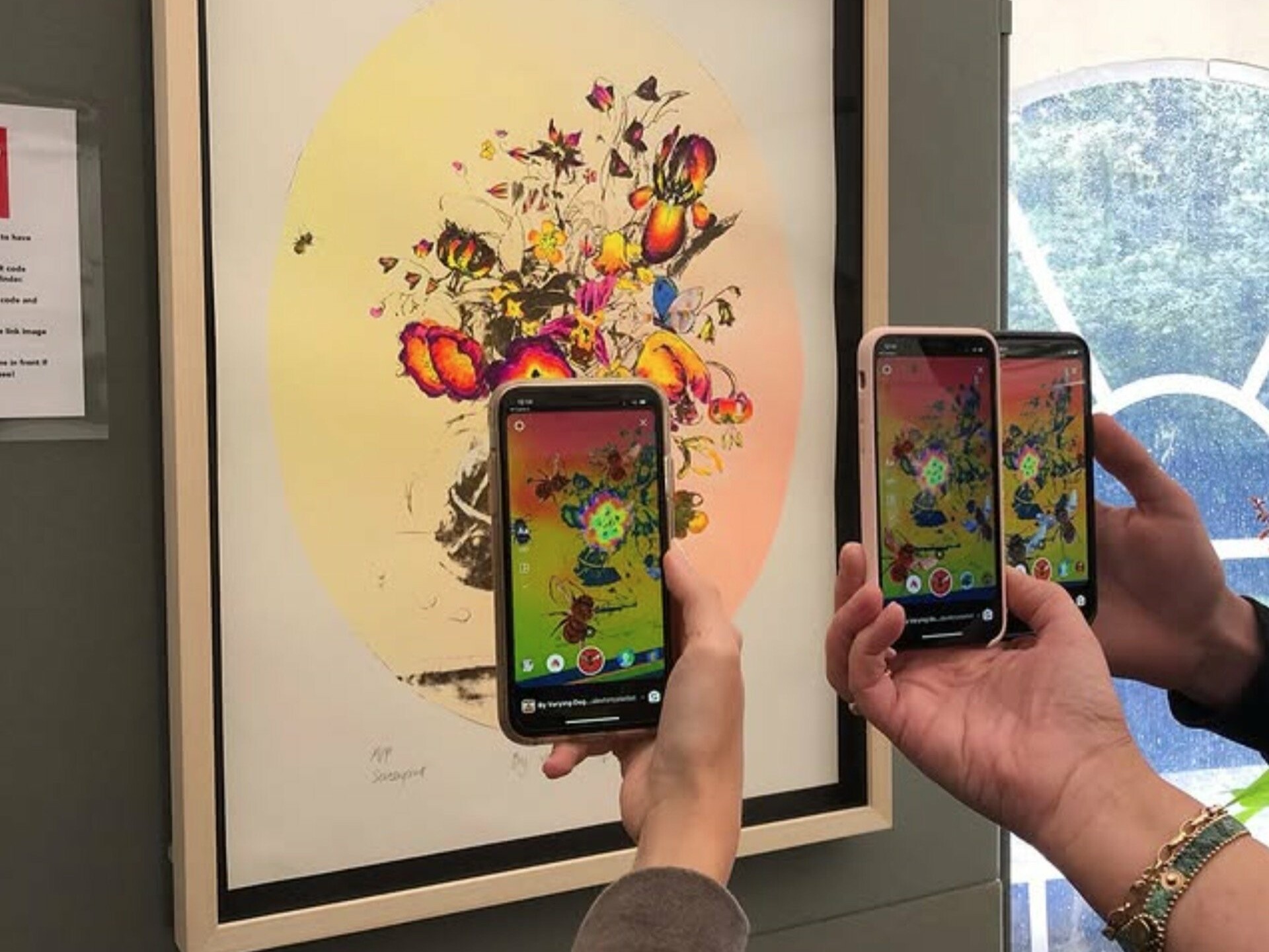 Alex Hirtzel Augmented (AR) reality painting