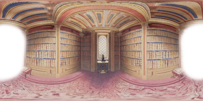360 room from painting for AR (Augmented reality) web filter for Beckford's Tower