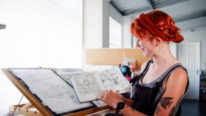 artist Jayde Perkin for Hidden Station project