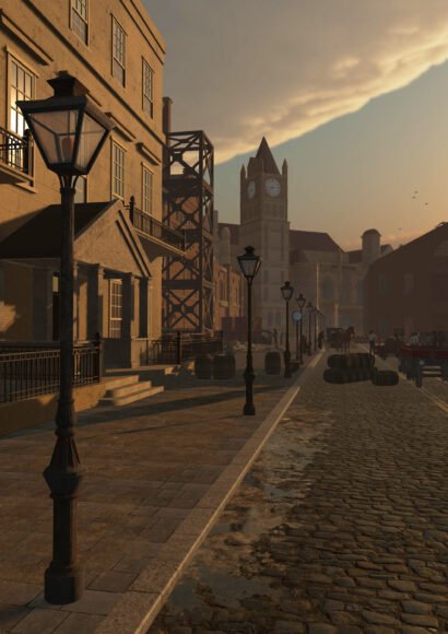 Tide Afloat and Ashore, Zubr project with Tower museum, VR experience on migration heritage, VR for museums