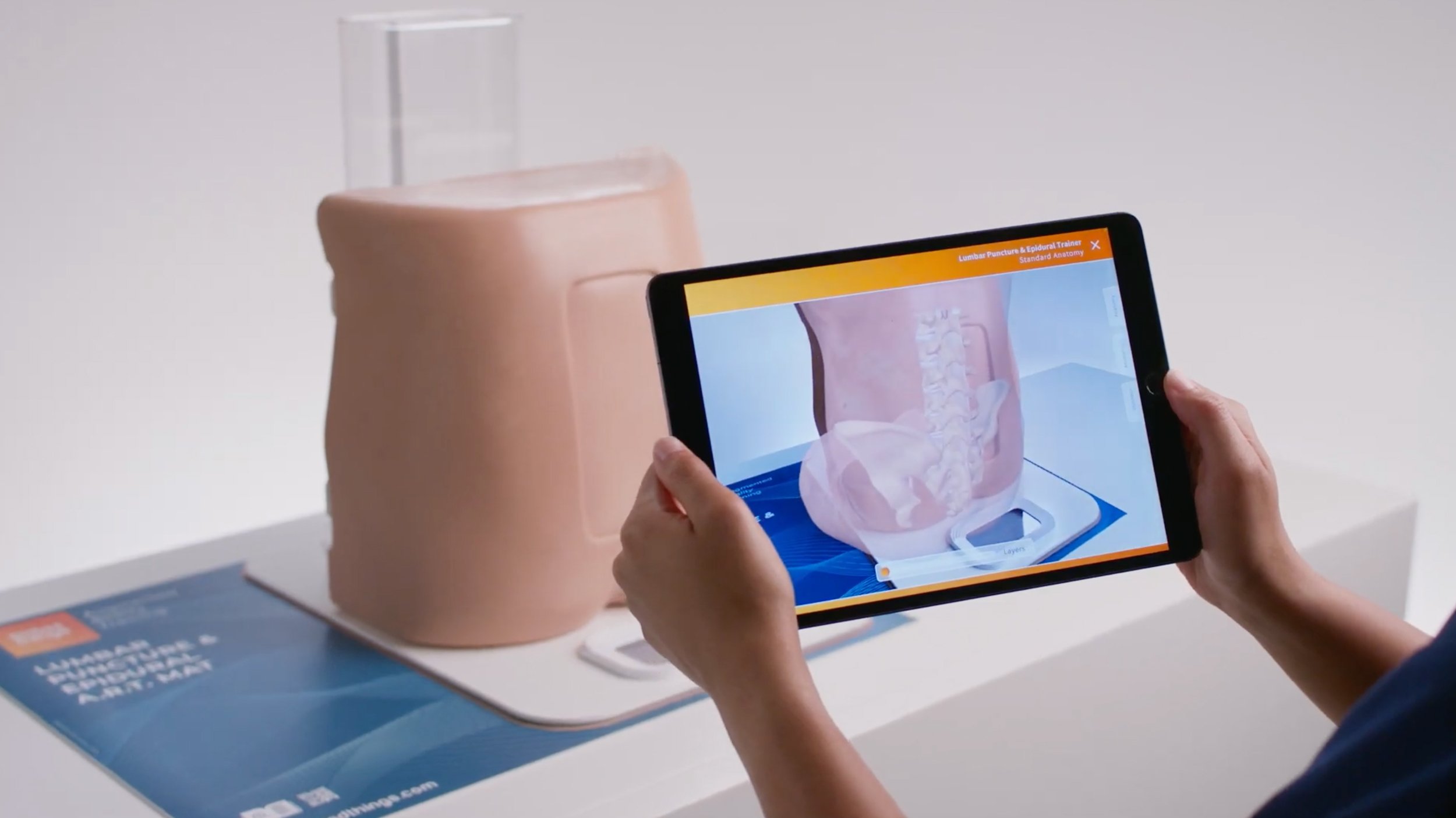 Augmented Reality medical Epidural app