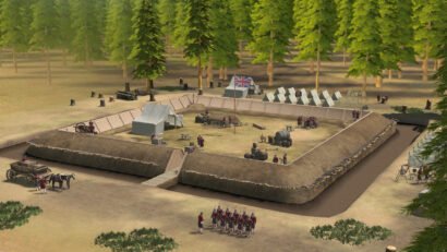 Fort Fair Lawn 3d digital model during Rev War for the Liberty Trail AR app