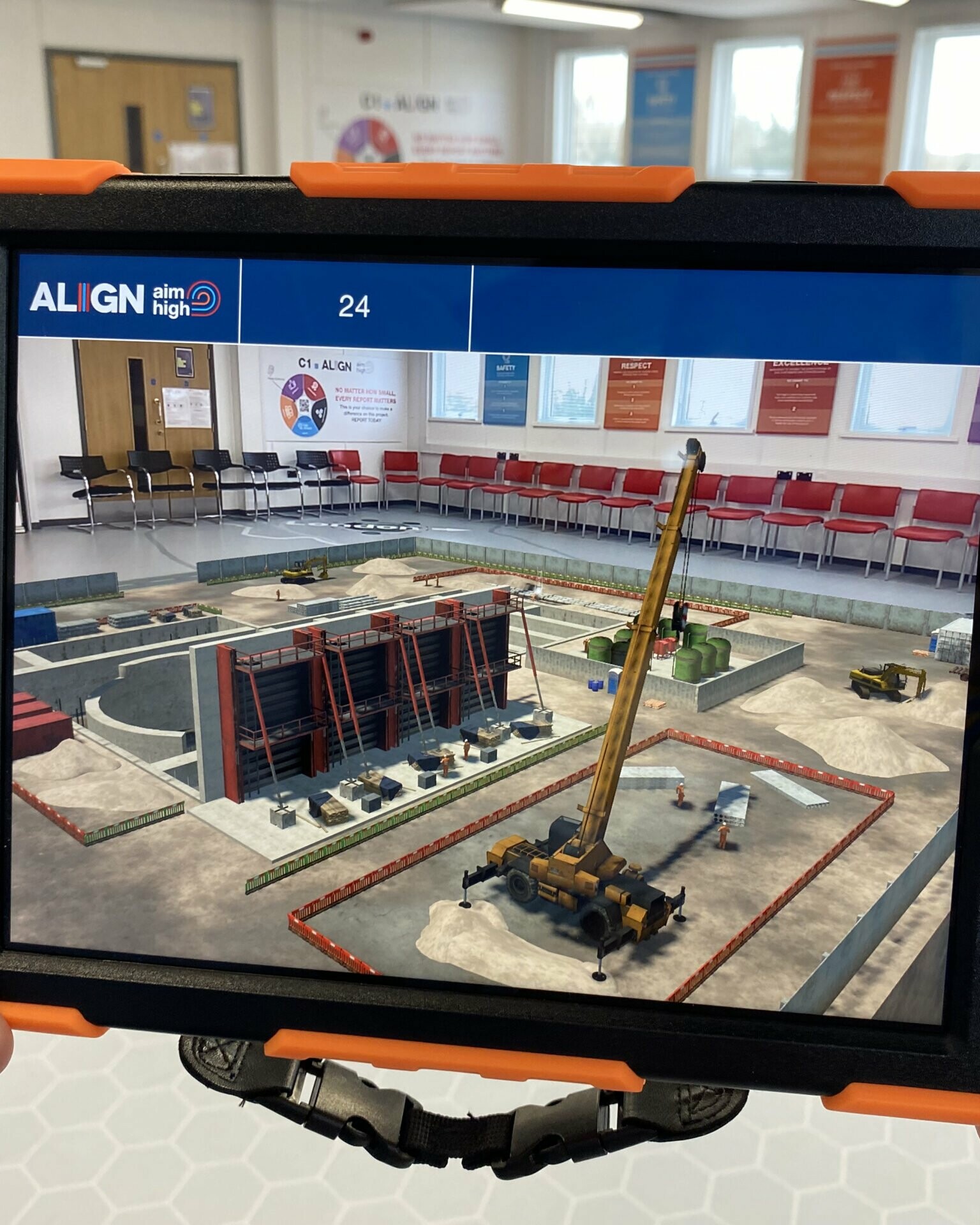 HS2 Induction app, Zubr's augmented reality induction training for HS2, HS2 induction, augmented reality induction training, augmented reality safety training app, AR safety training, Zubr