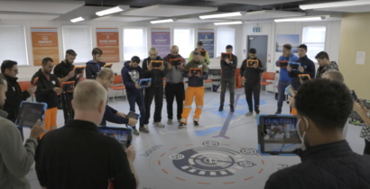 HS2 induction course for workers, Zubr's augmented reality induction training for HS2, HS2 induction, augmented reality induction training, augmented reality safety training app, AR safety training, Zubr