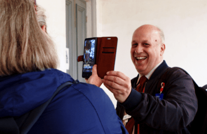 Hidden station social media filter, AR poster, interactive AR filters, AR for community, augmented reality for museums and heritage, Bridgewater local history, local artists