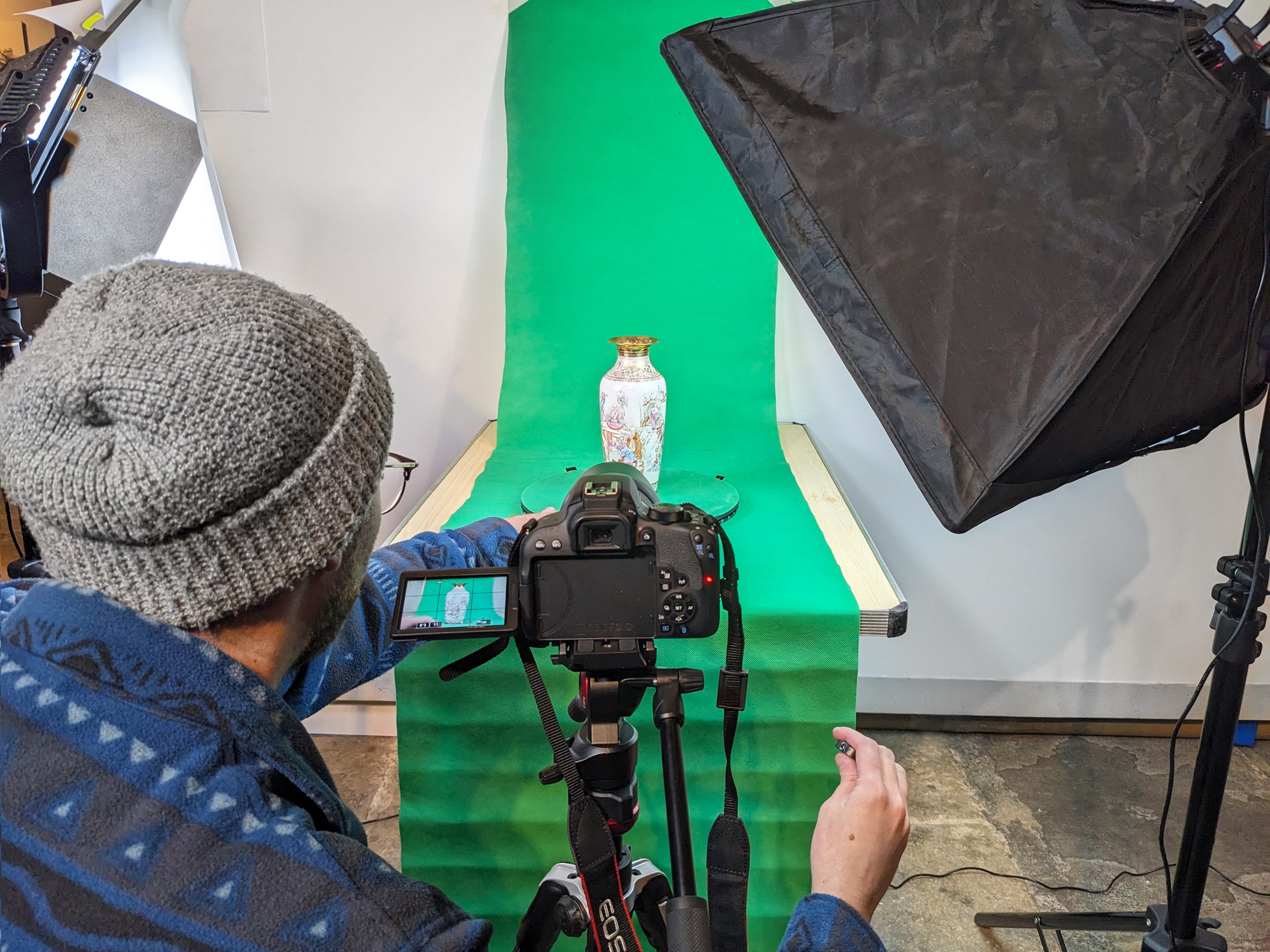 3D photogrammetry scan of a vase for Beckford's Tower