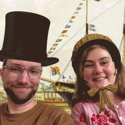 Augmented Reality (AR) web filter for Brunel's SS Great Britain museum