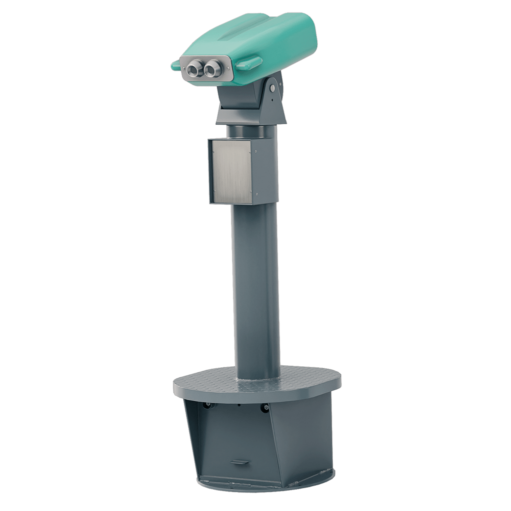 Single standing AR and VR binoculars