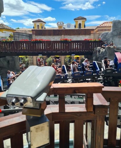 Europa Park theme park augmented reality binoculars