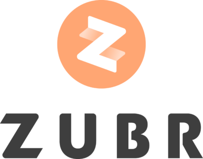 Zubr logo portrait