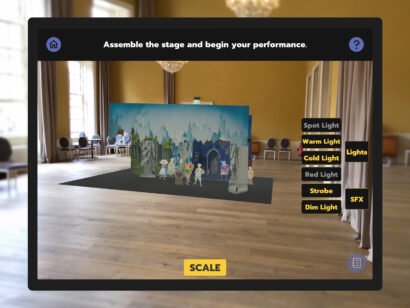 Augmented reality theatre props app for Drama students at Bristol Old Vic