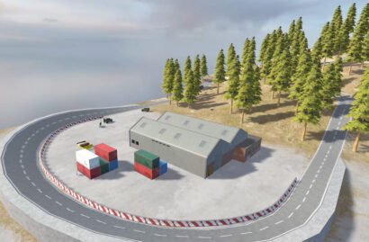 3D model of a road and vehicles for Augmented reality marketing app