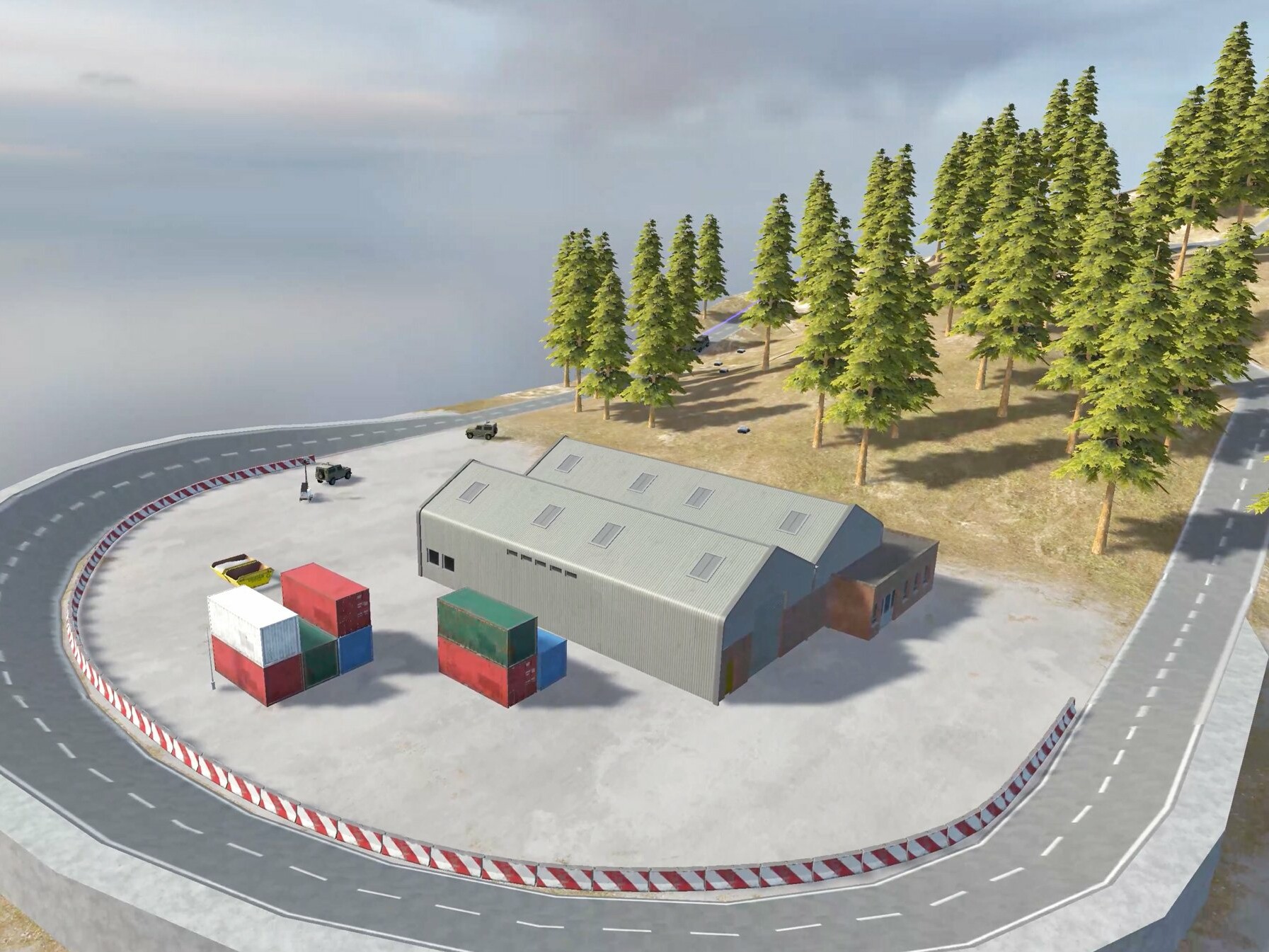 3D model of a road and vehicles for Augmented reality marketing app