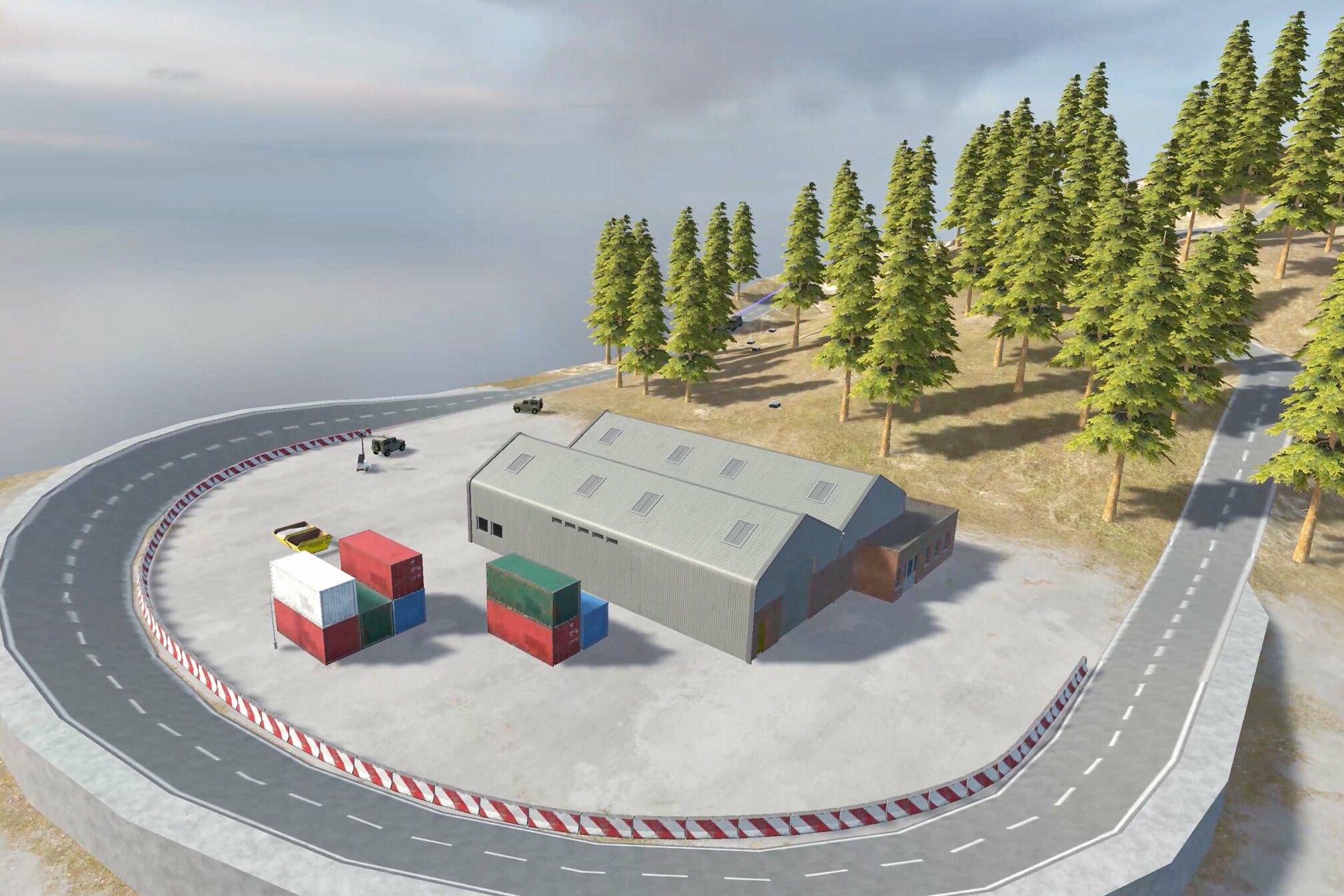 3D model of a road and vehicles for Augmented reality marketing app