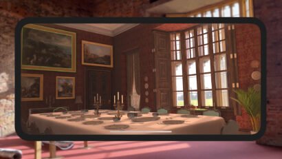 M[AR]gam augmented reality app for Margam Castle