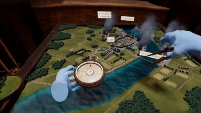 Time travel VR Irish Immigration. Virtual reality