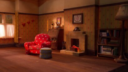 Wallace and Grommit Living room 3D Scan