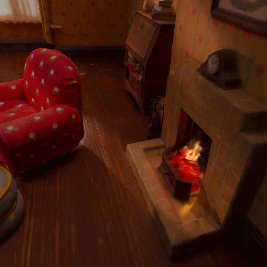 Wallace and Grommit Living room 3D Scan