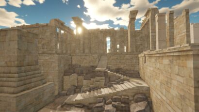 Acropolis AR. Digital 3D reconstruction of the Acropolis site for Augmented reality app