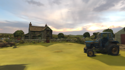 Zubr Shaun the sheep Farm house. Aardman 3D scans
