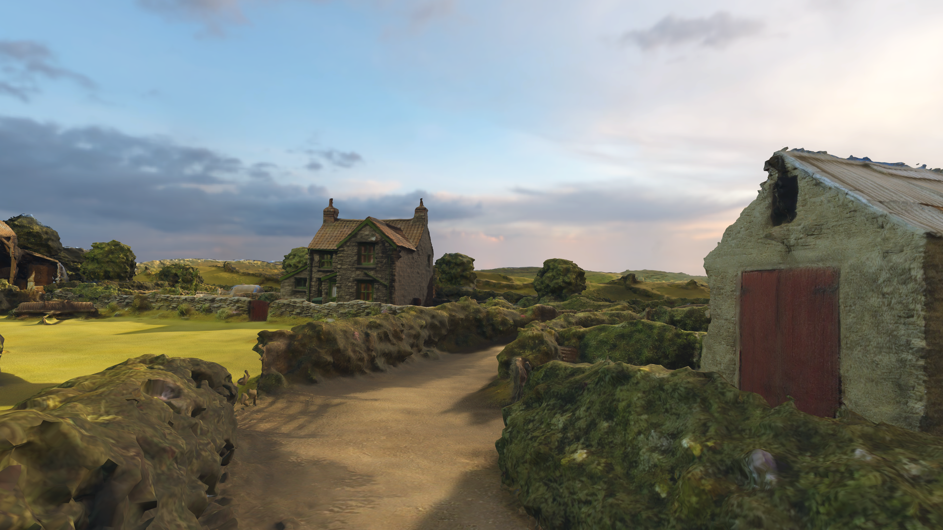 Zubr Shaun the sheep Farm house. Aardman 3D scans