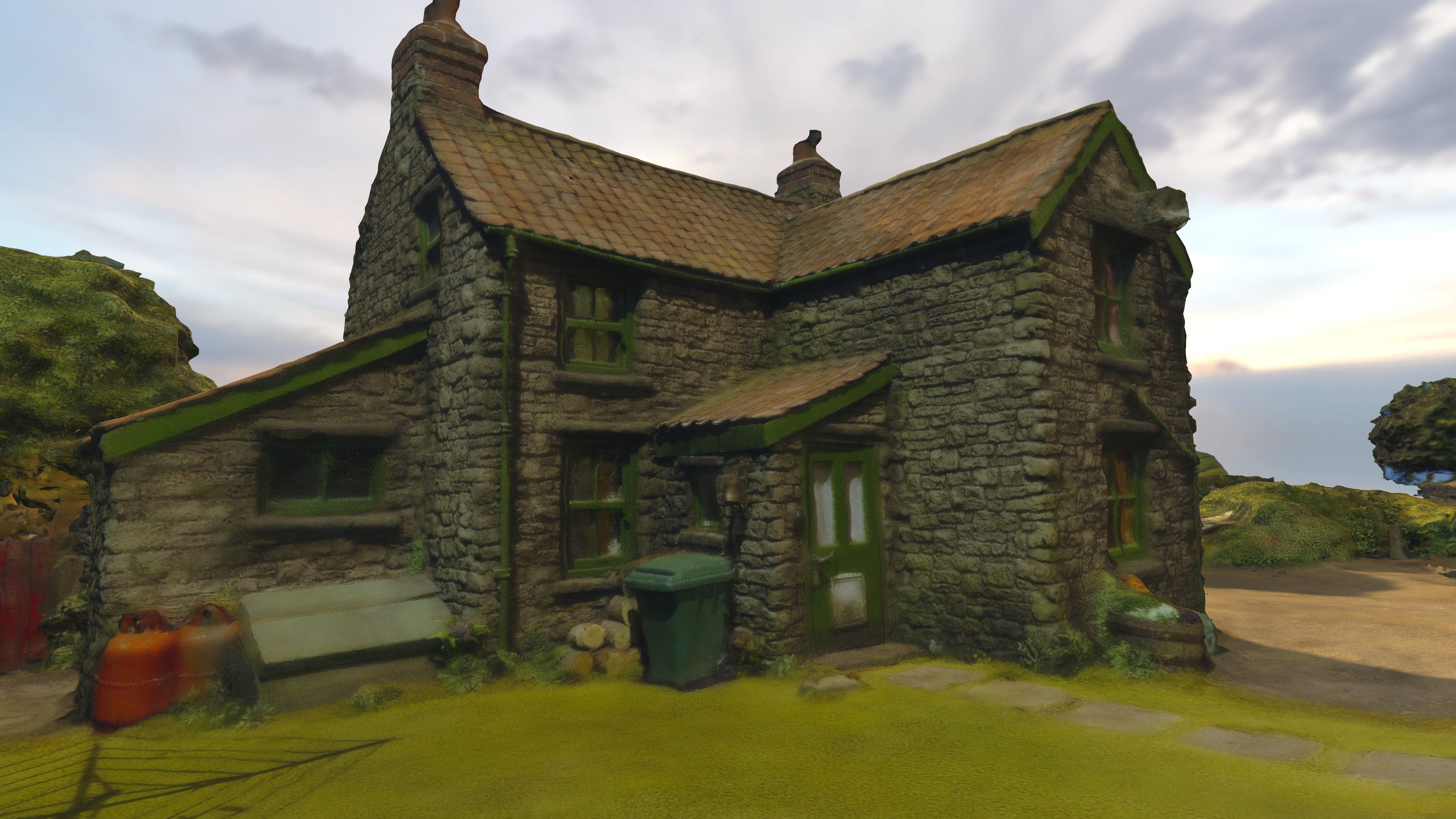 Zubr Shaun the sheep Farm house. Aardman 3D scans