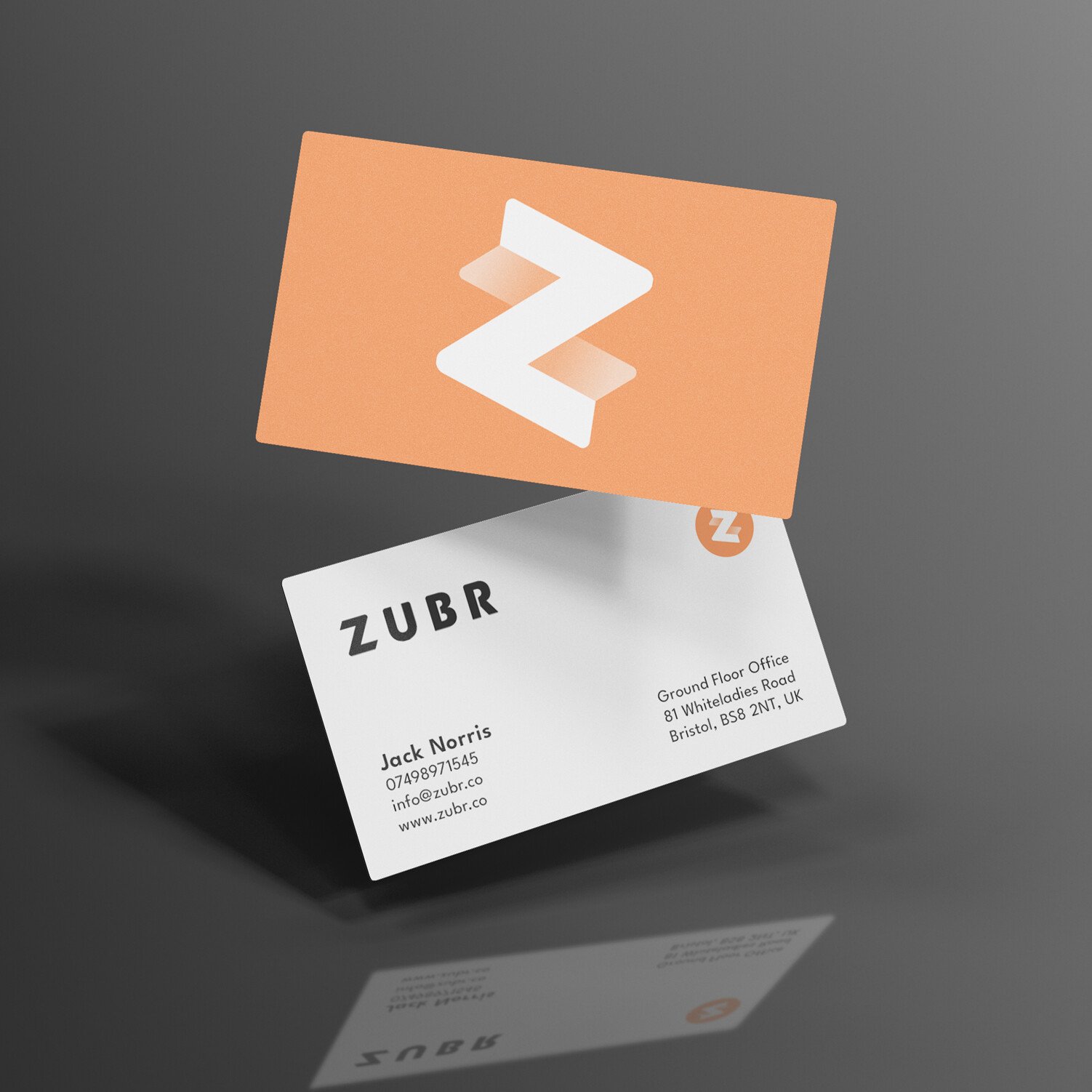 Zubr business cards