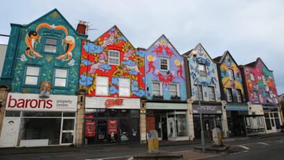 Upfest six sisters murals. Augmented reality mural