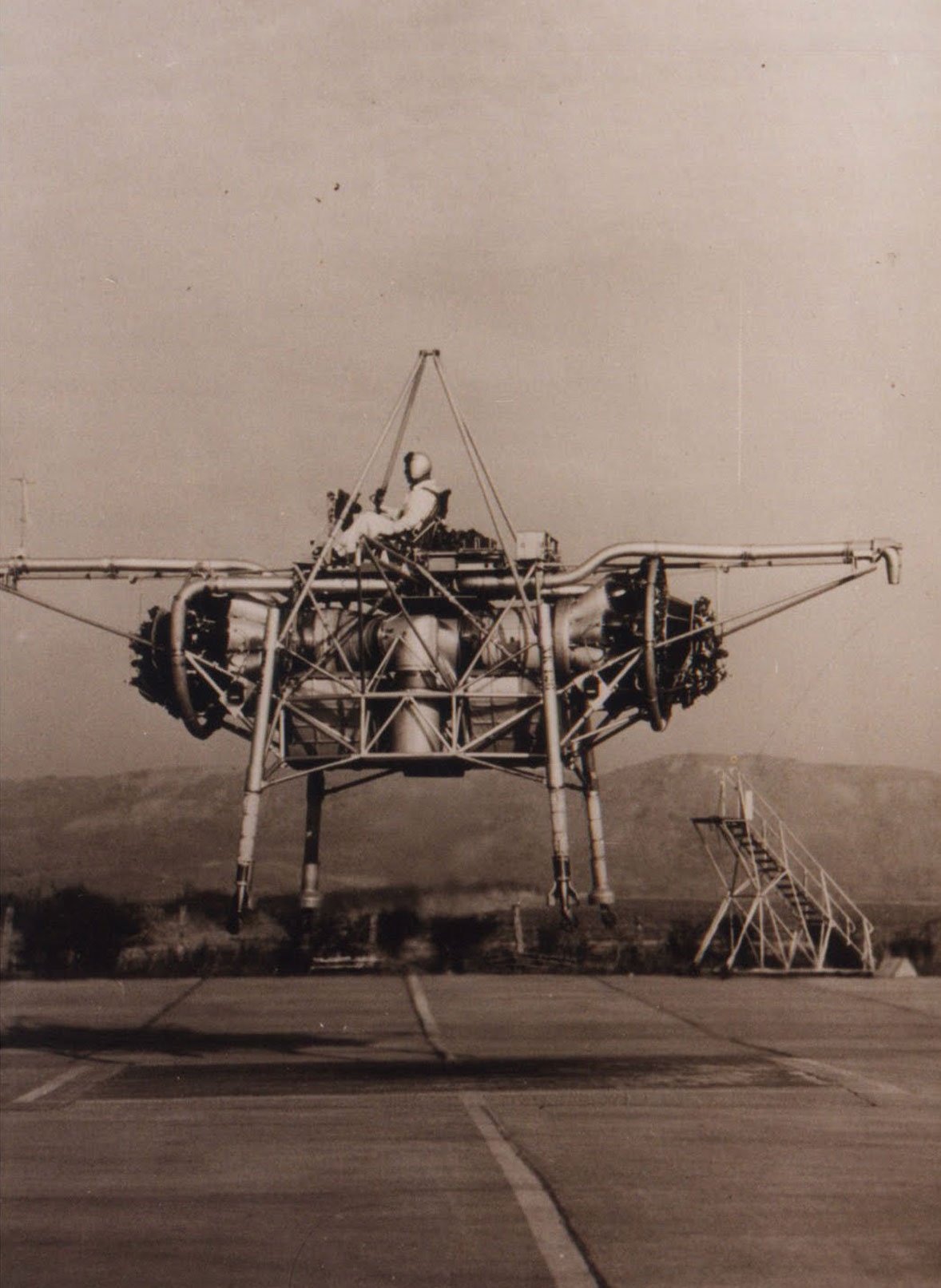 Old photo of Flying Bedstead for Discover Ashfield app