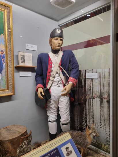 solider uniform from museum for Liberty Trail AR app research