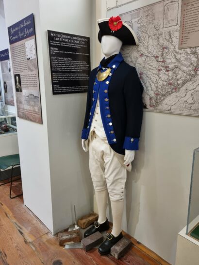 soldier uniform photo taken to research for Liberty Trail AR app