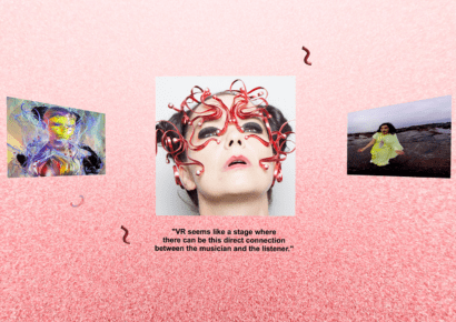 Björk and Crack Magazine virtual reality (VR) experience