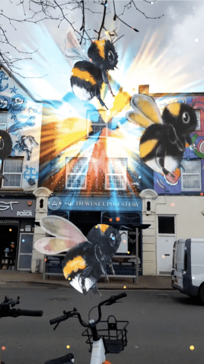 Upfest six sisters murals with Augmented reality