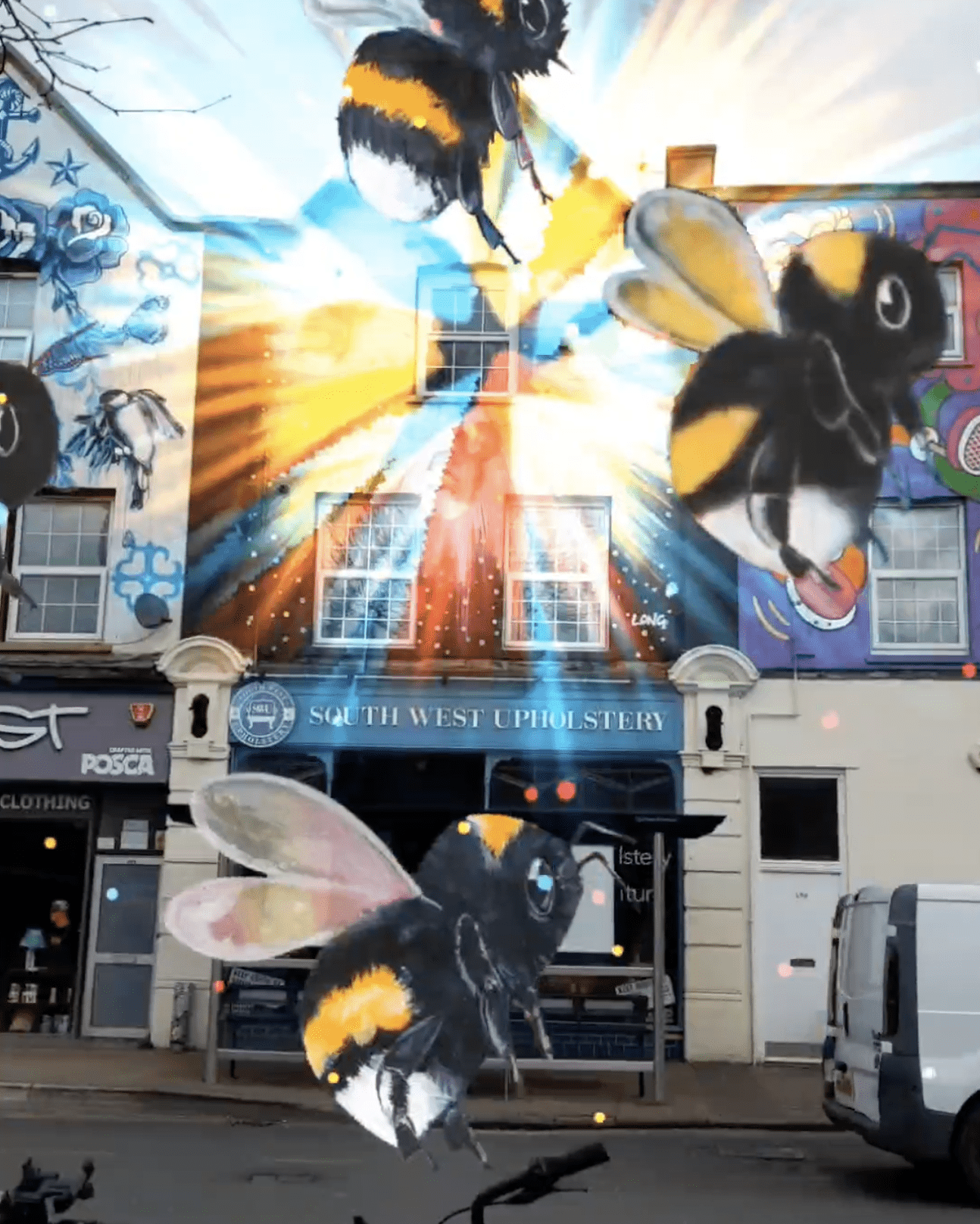 Upfest six sisters murals with Augmented reality
