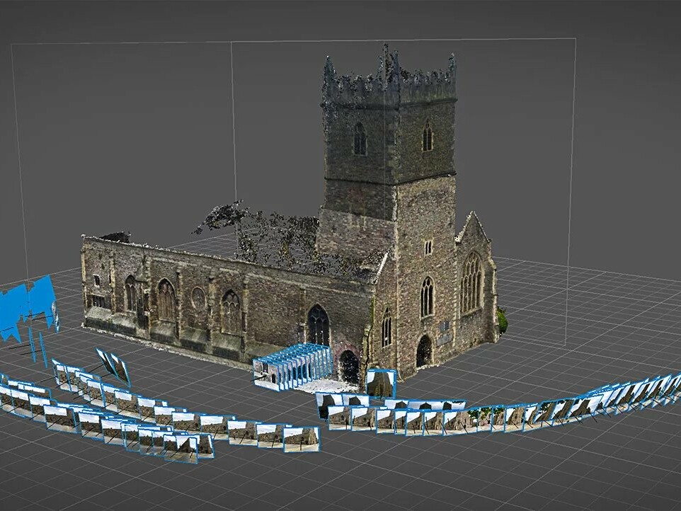 3D scanning using photogrammetry of historical Building