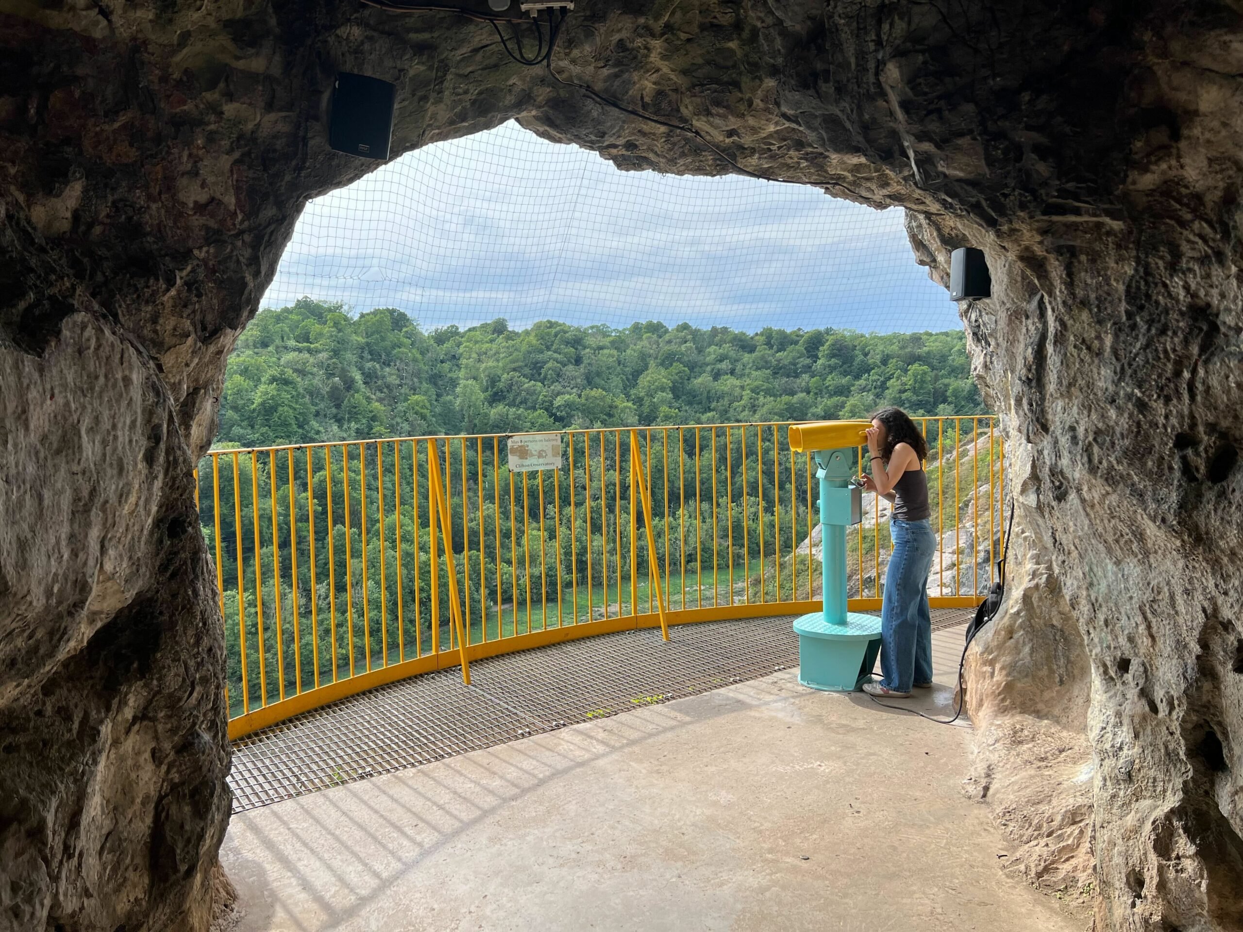 Augmented reality (AR) binoculars at Bristol Observatory Giant's Cave