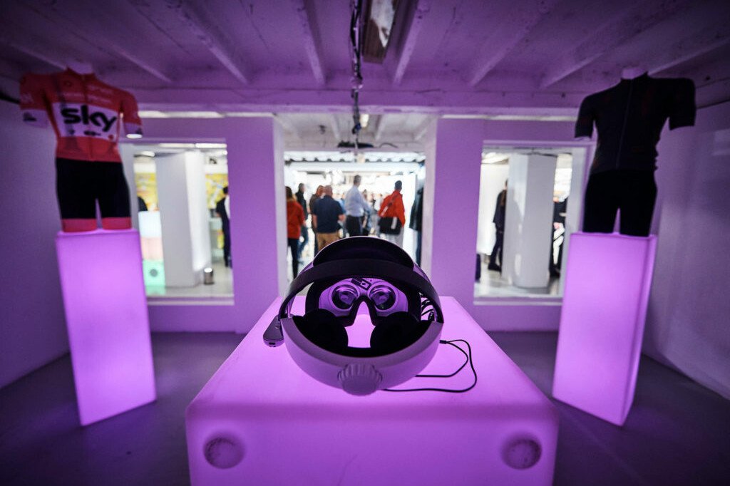 Virtual reality experience showcase for Saddleback at Rouleur Live