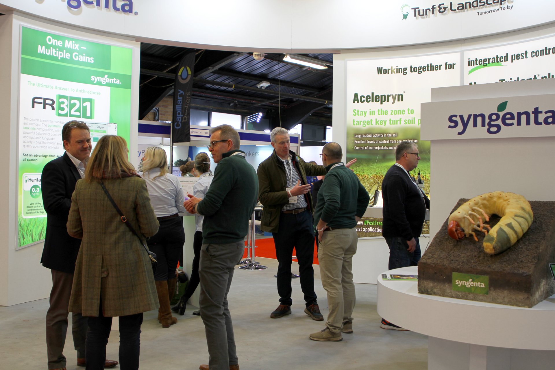 People at Syngenta stand in UK’s Premier Agricultural Machinery and Technology Show