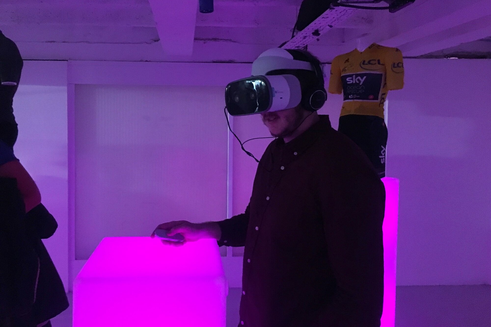 Virtual reality experience showcase for Saddleback at Rouleur Live