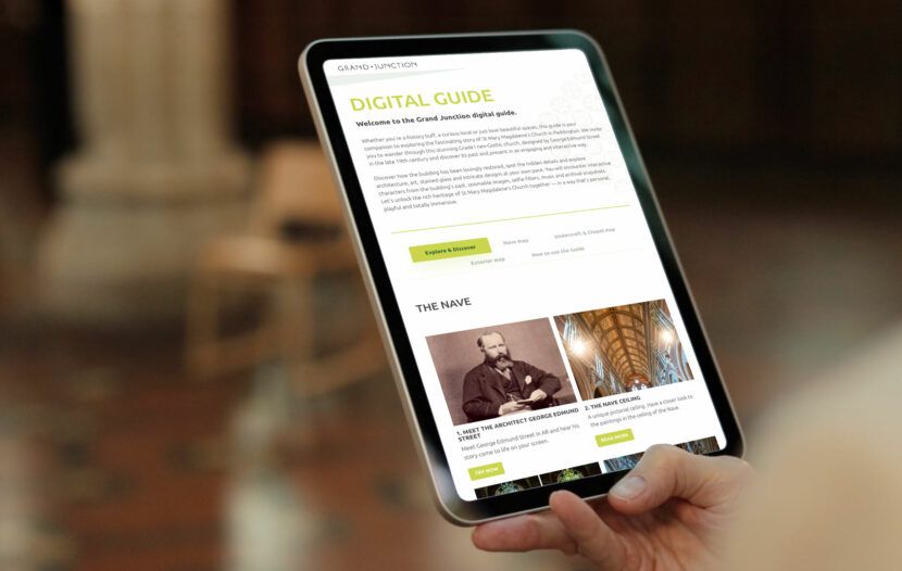 Digital Guide web with Augmented reality at Grand Junction