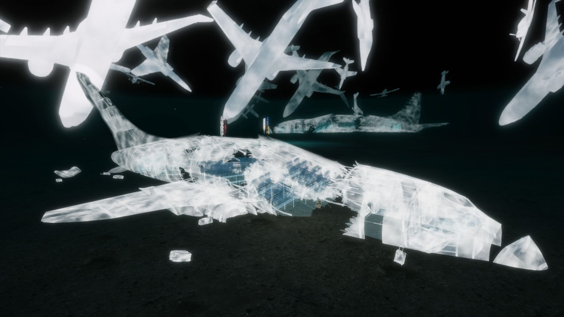 14th Factory planes underwater
