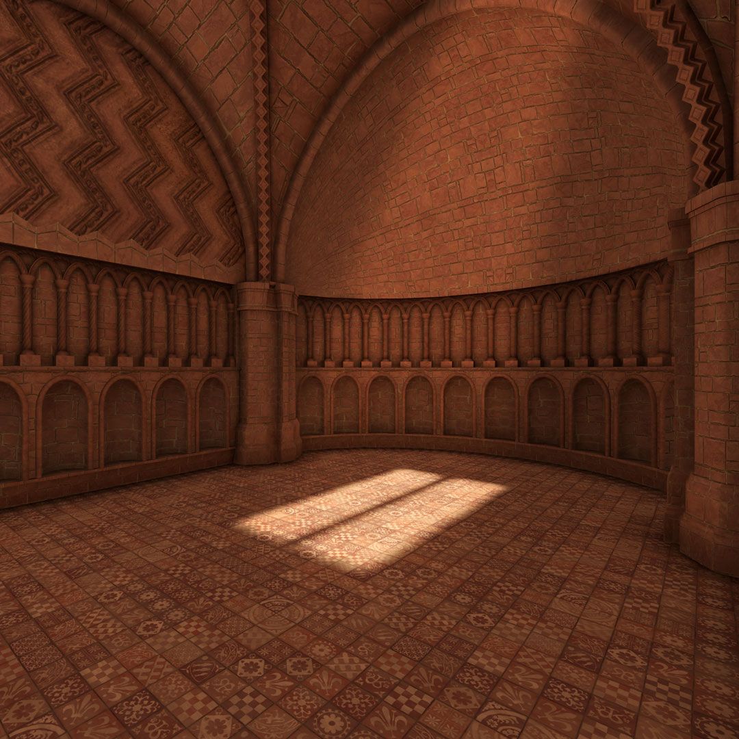 Tiles added to the 3d model