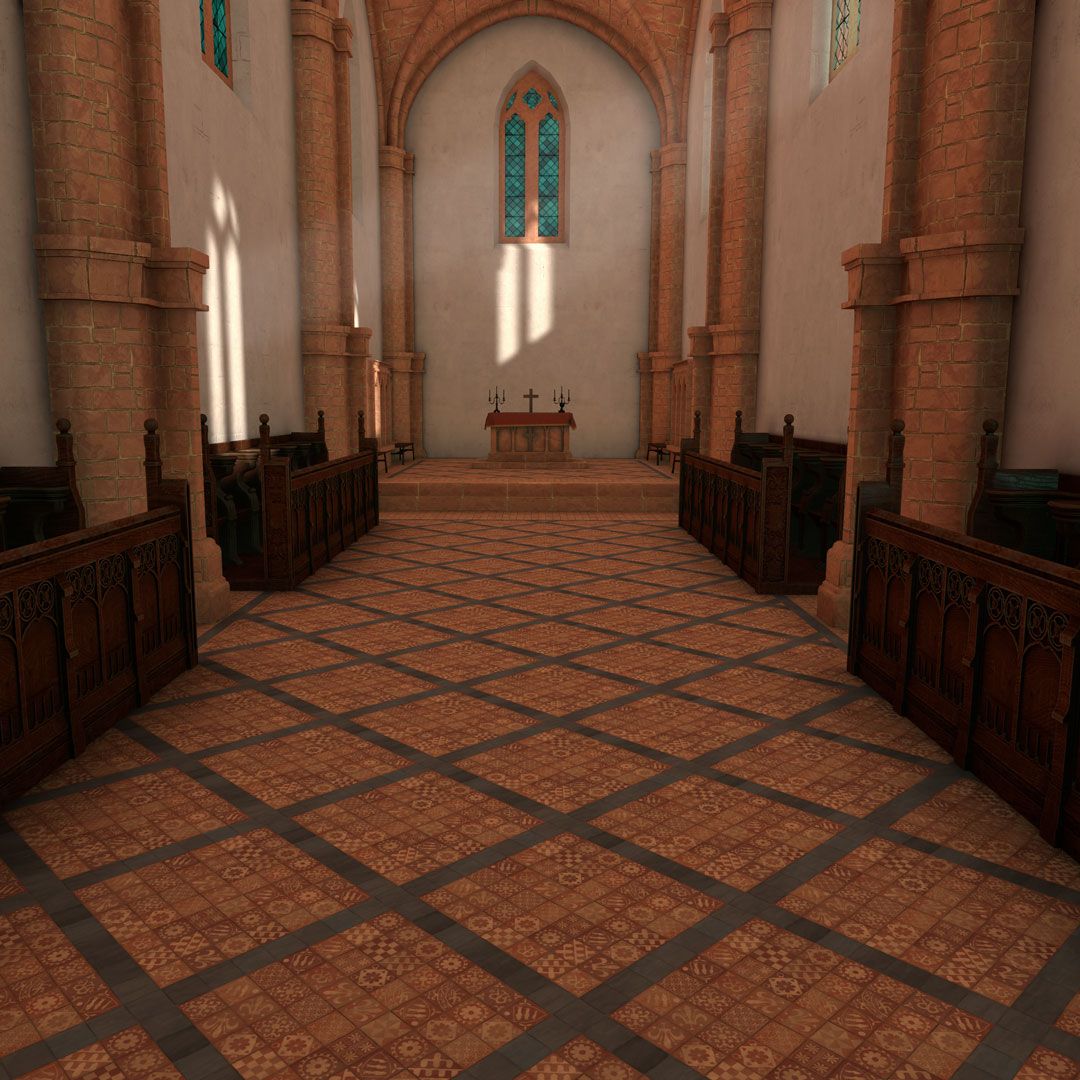 3D reconstruction of St Mary's Abbey choir