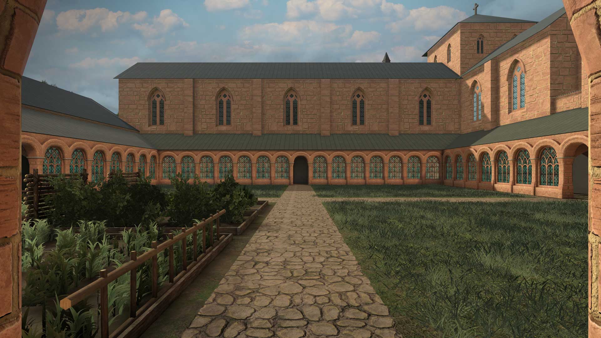 3D reconstruction of St Mary's Abbey