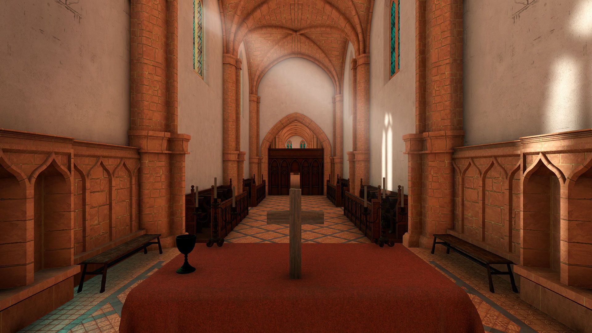 3D reconstruction of St Mary's Abbey choir